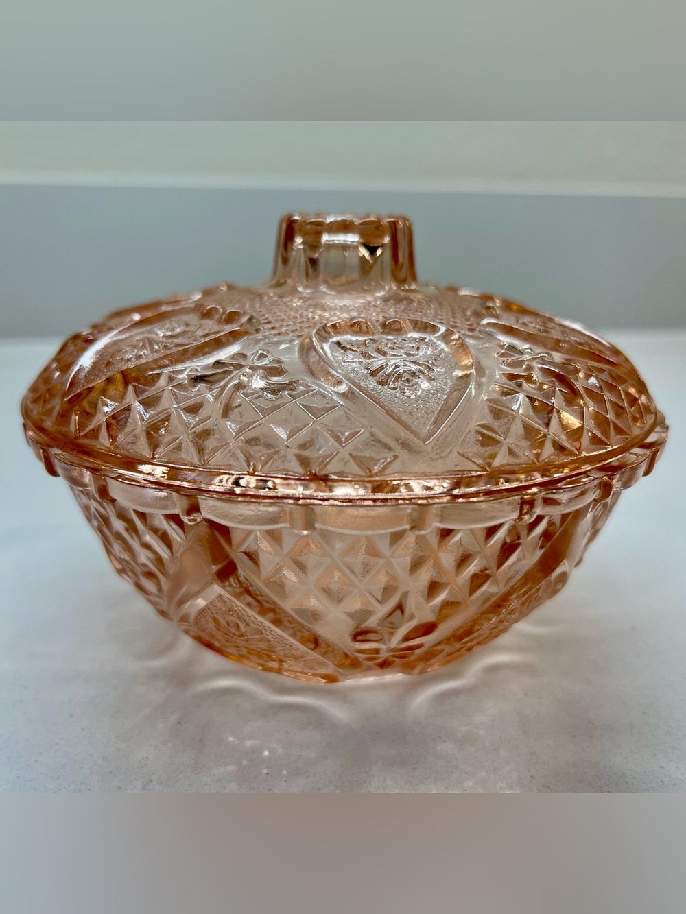 KIG Malaysia Pink Trinket Dish